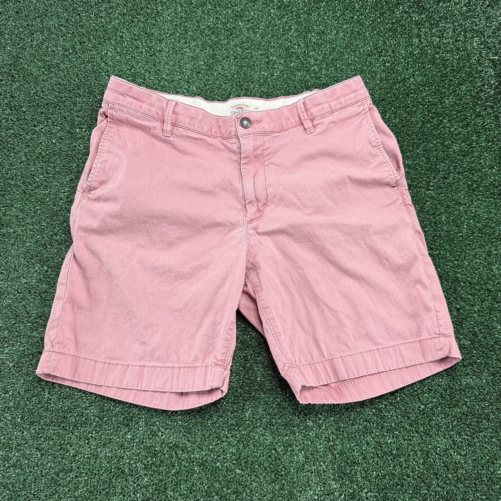 Faherty Men's Shorts Size 34 Pink Khaki Chino